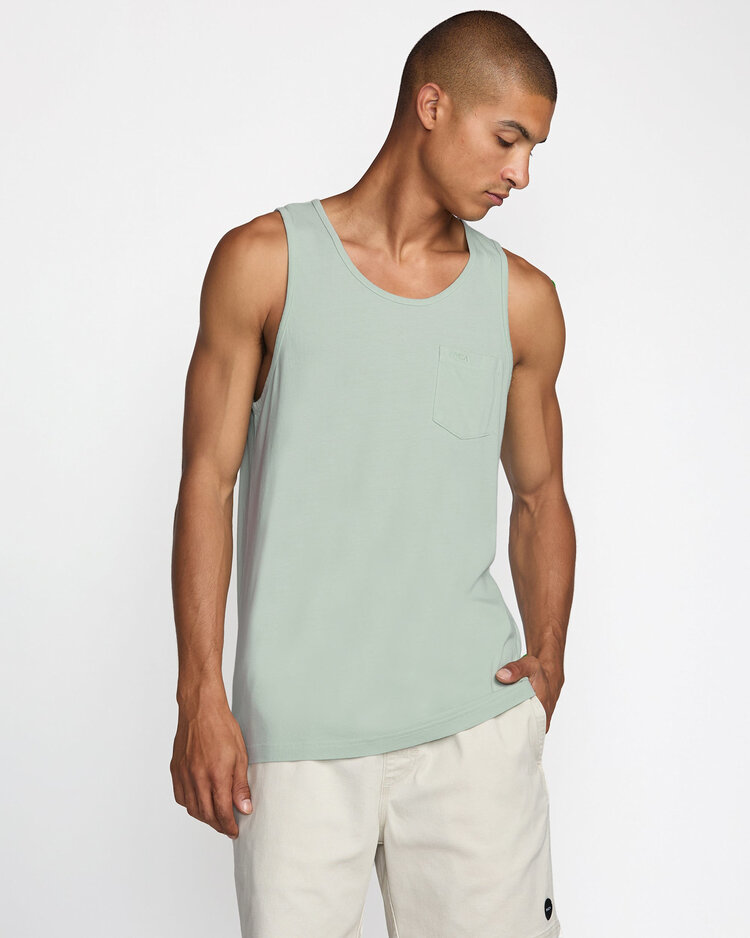 RVCA Rvca Ptc Pigment Tank (Mens) | Blue Haze