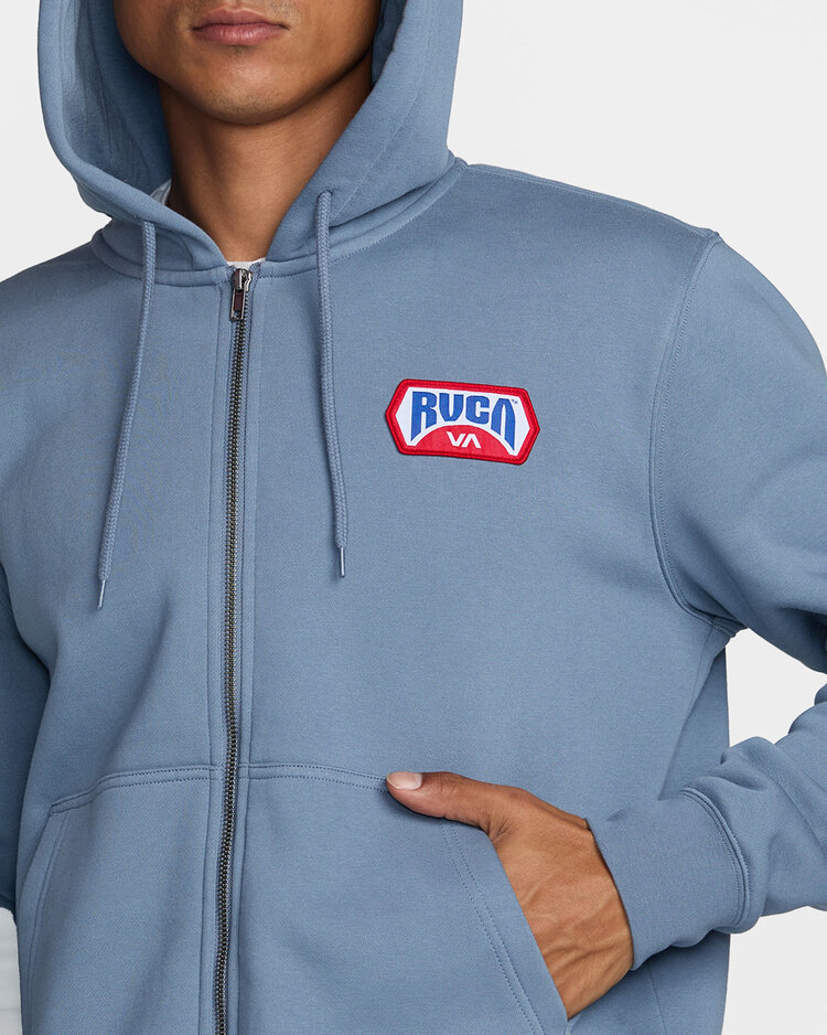 RVCA Rvca Supplier Zip Hoodie (Mens) | Vintage Navy
