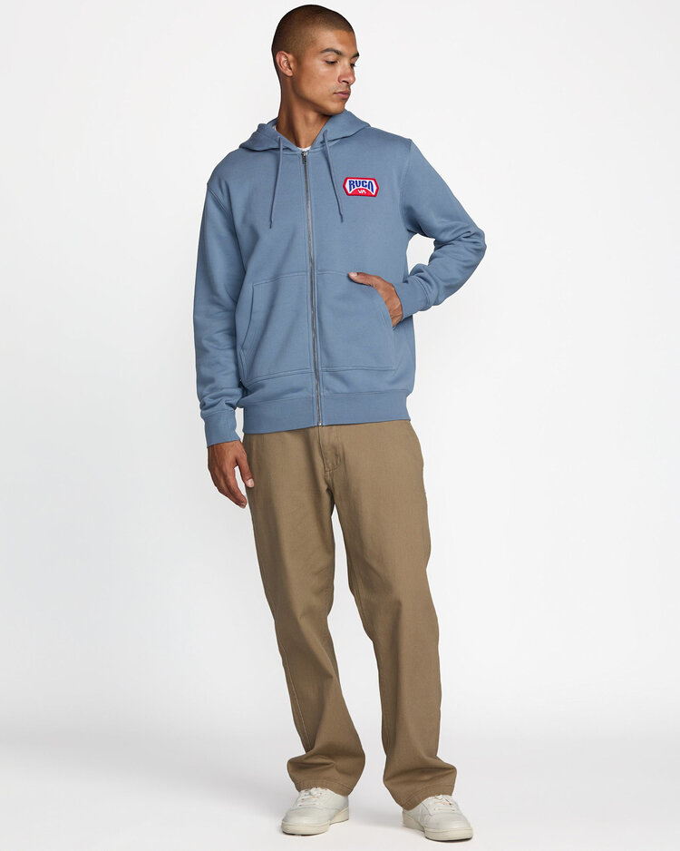 RVCA Rvca Supplier Zip Hoodie (Mens) | Vintage Navy