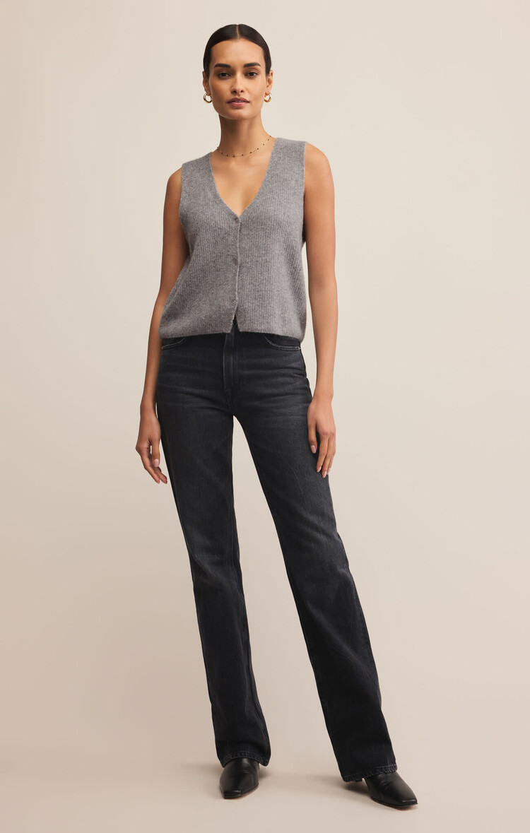 Z Supply Z Supply Bryce Sweater Vest | Medium Heather Grey