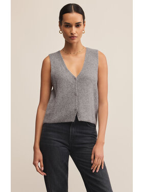 Z Supply Z Supply Bryce Sweater Vest | Medium Heather Grey