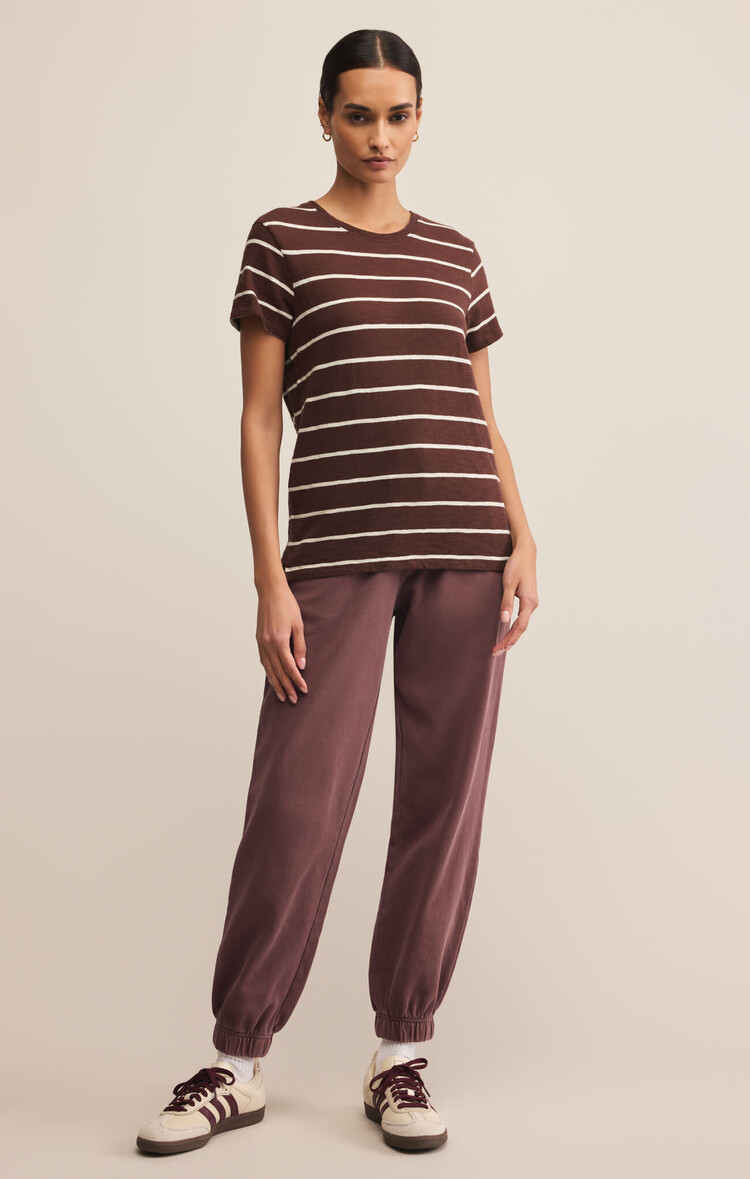 Z Supply Z Supply Foundation Striped Tee | Sandalwood