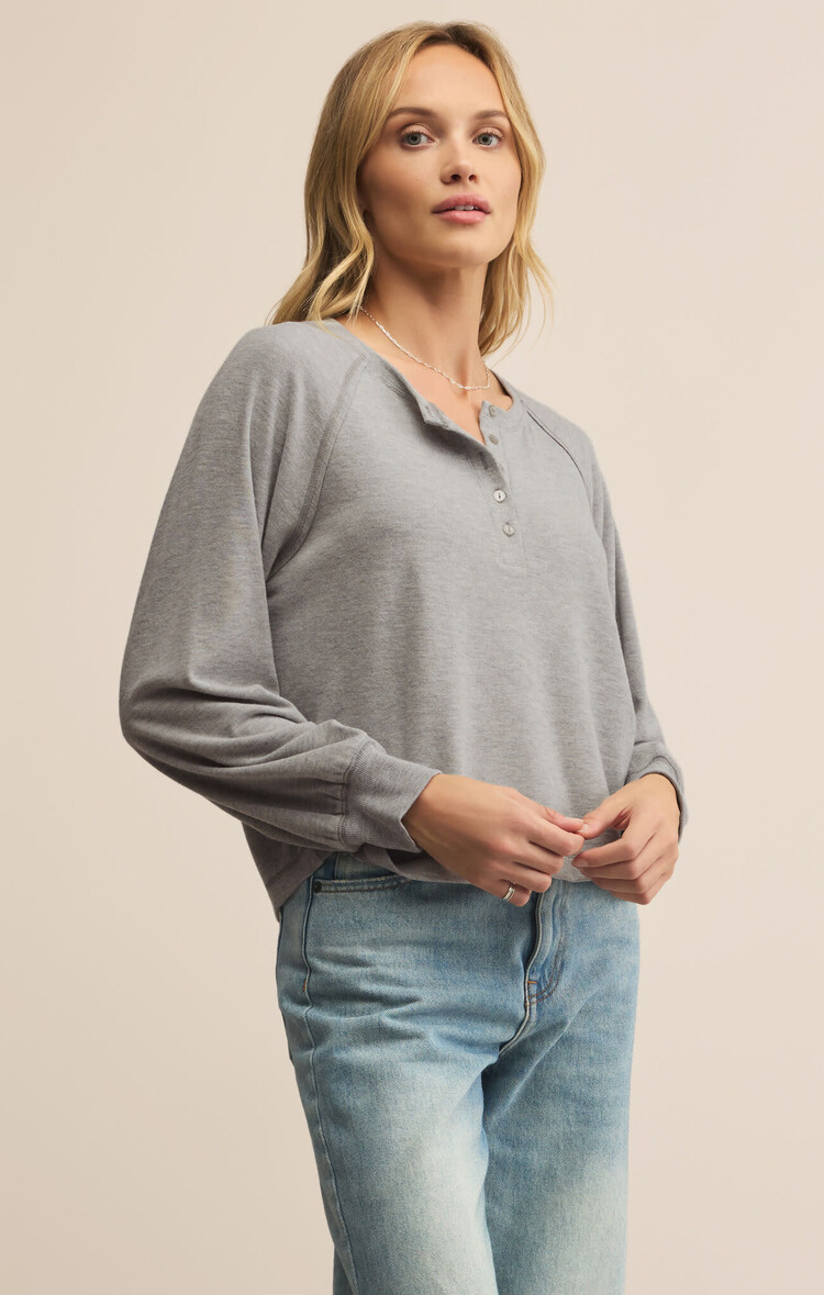 Z Supply Z Supply About Town Top | Classic Heather Grey