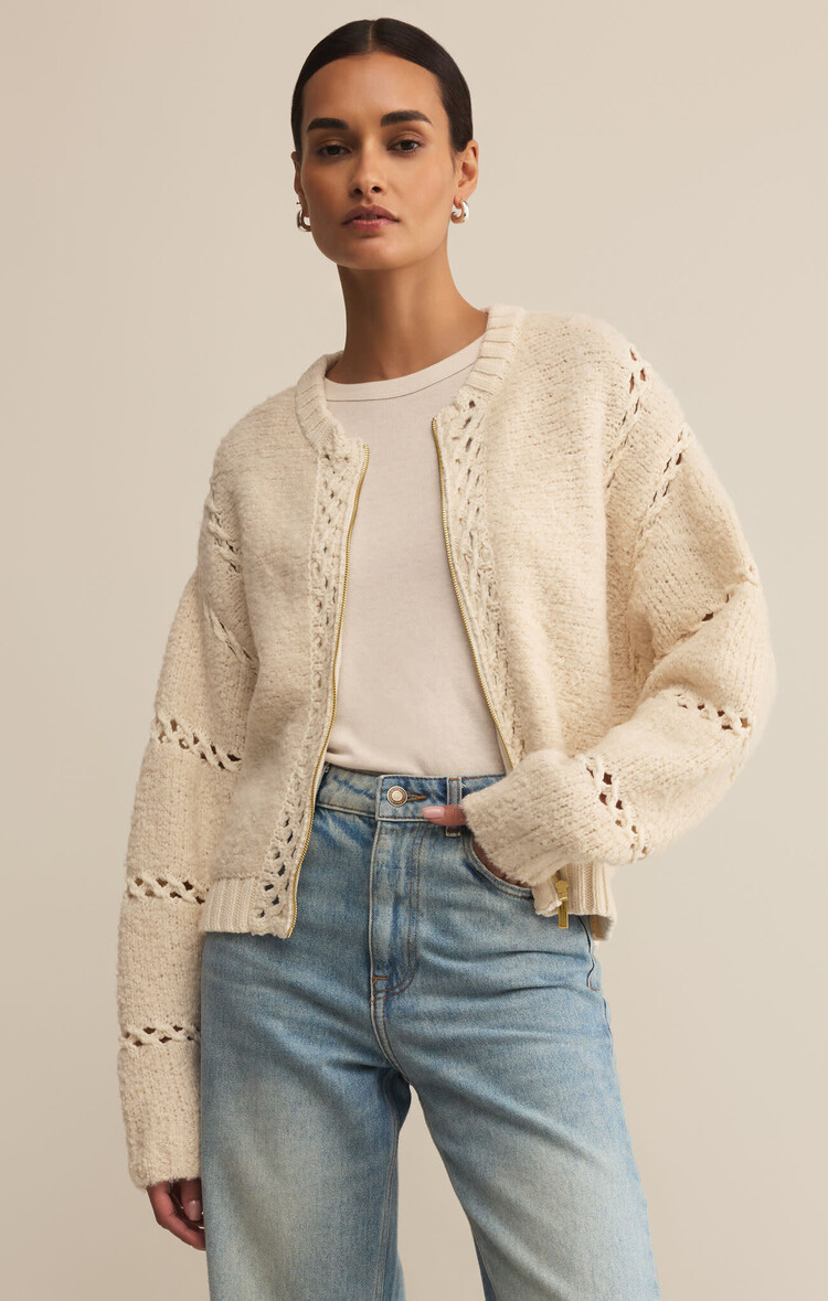 Z Supply Z Supply Sundance Sweater Jacket | Crystal