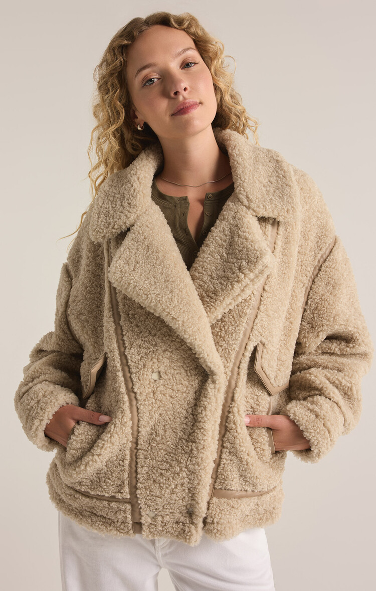 Z Supply Z Supply Ari Sherpa Coat | Fossil