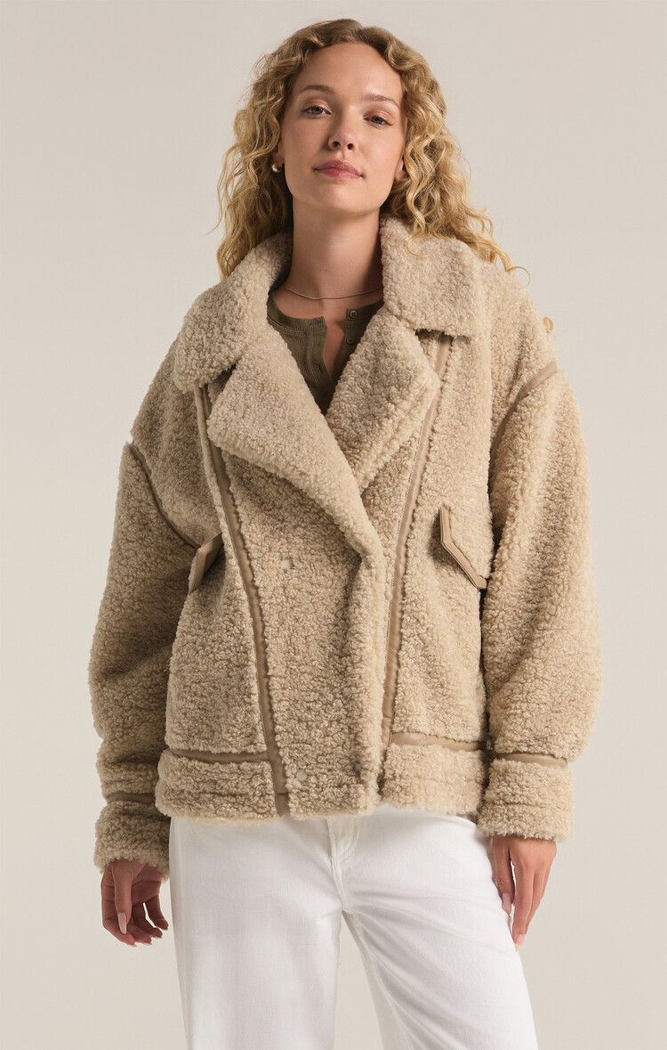 Z Supply Z Supply Ari Sherpa Coat | Fossil