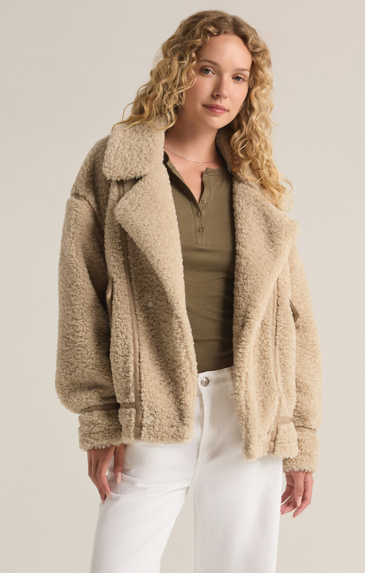 Z Supply Z Supply Ari Sherpa Coat | Fossil