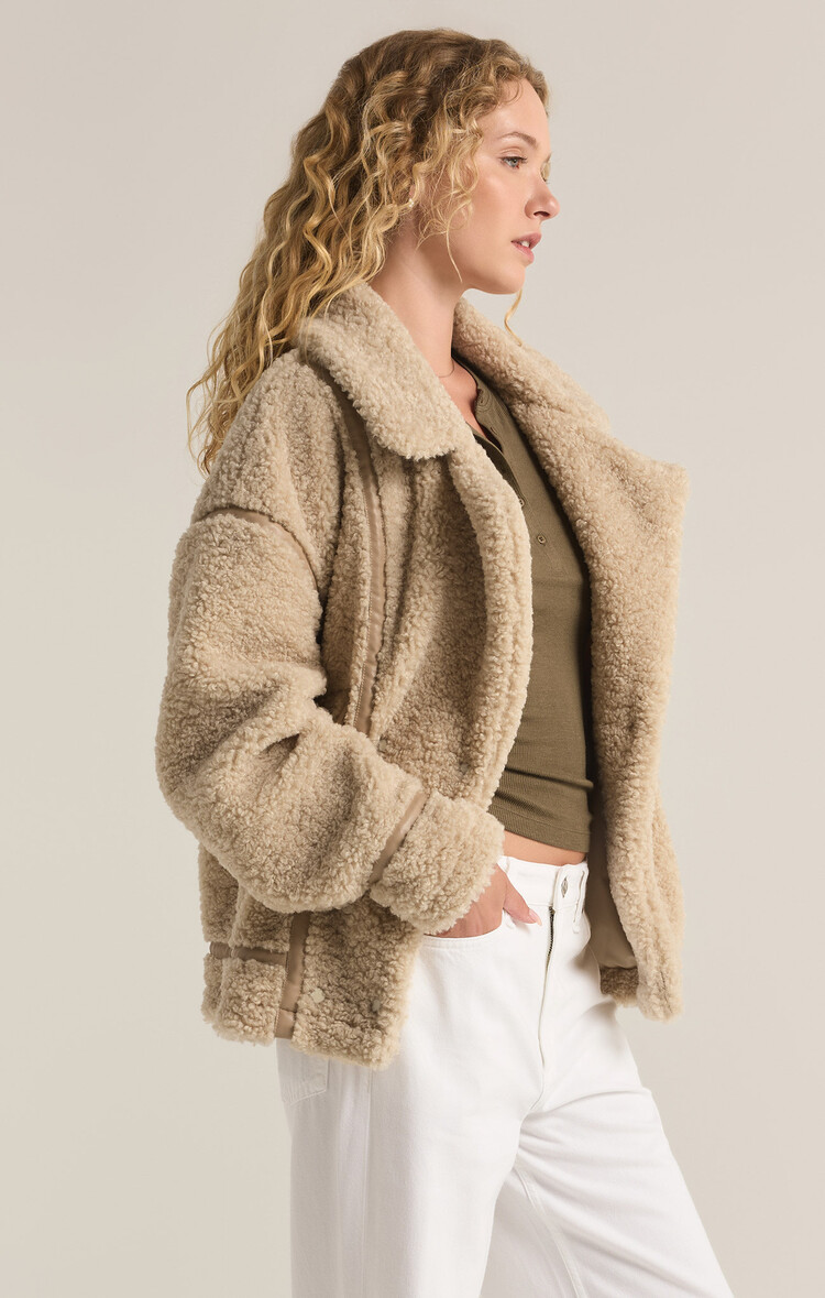Z Supply Z Supply Ari Sherpa Coat | Fossil