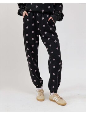 Brunette Brunette All Over Flower Oversized Jogger | Pink