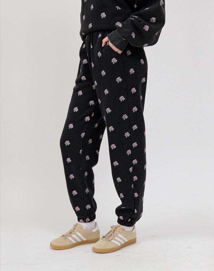 Brunette Brunette All Over Flower Oversized Jogger | Pink