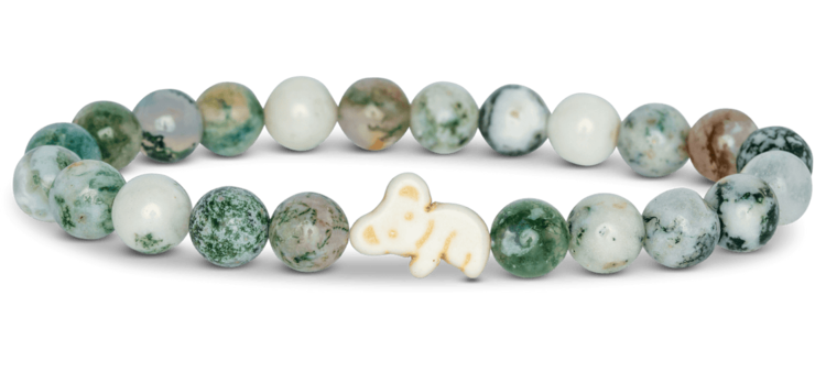 Fahlo Fahlo Lounge Bracelet | Eucalyptus Green