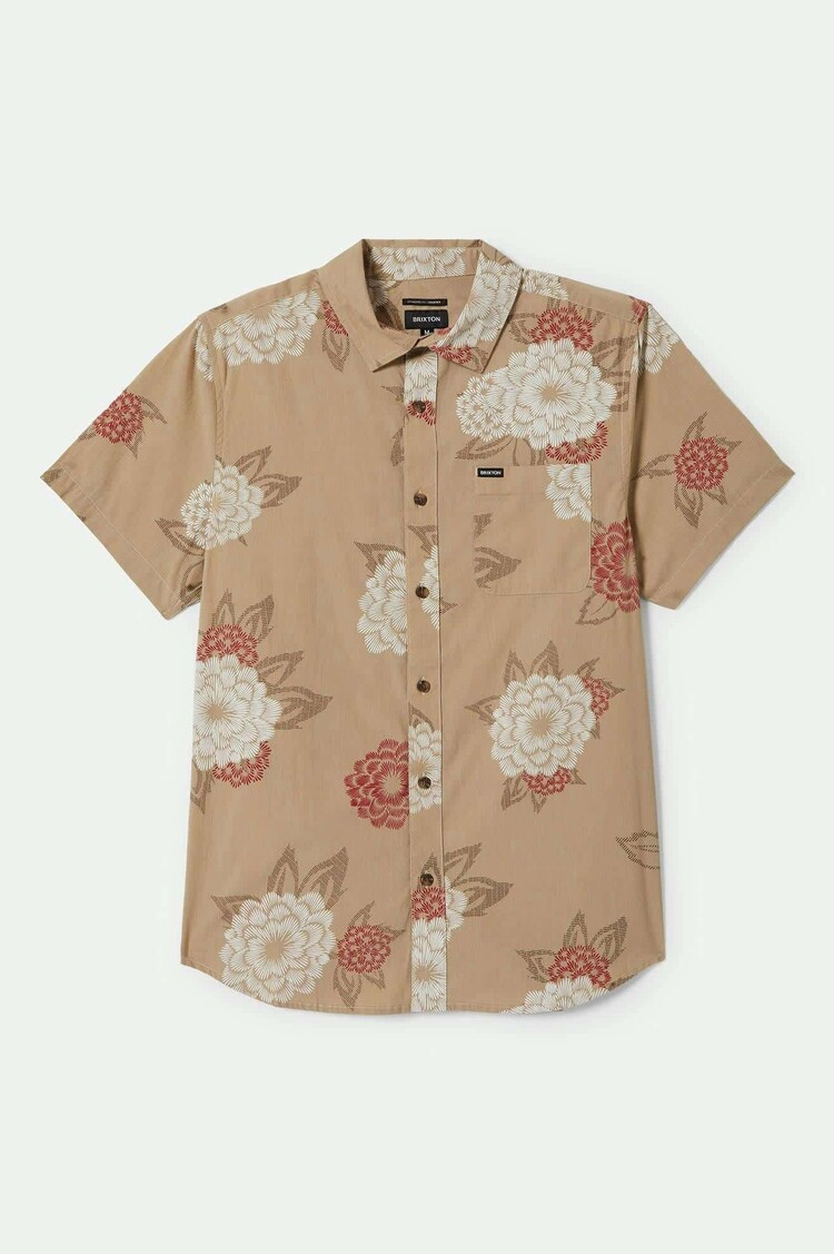 Brixton Brixton Charter S/S Woven (Mens) | Cream/Painterly Floral