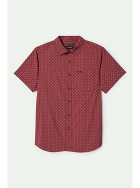 Brixton Brixton Charter S/S Woven (Mens) | Rust Red/Paisley