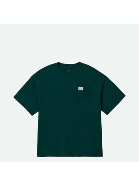 Brixton Brixton Woodburn Hw Relaxed Tee (Mens) | Deep Emerald Wash
