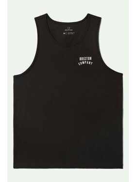 Brixton Brixton Woodburn Tank Top (Mens) | Washed Black/White/White