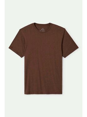 Brixton Brixton Basic S/S Tlrt (Mens) |Pinecone Brown