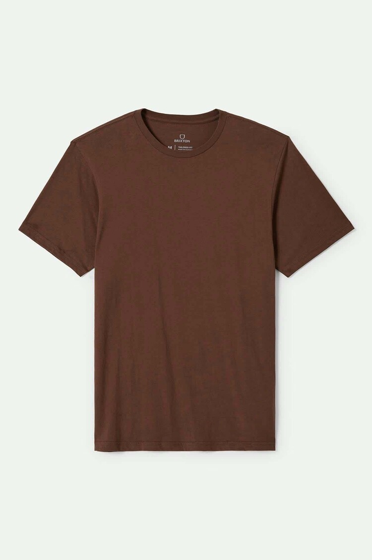 Brixton Brixton Basic S/S Tlrt (Mens) |Pinecone Brown