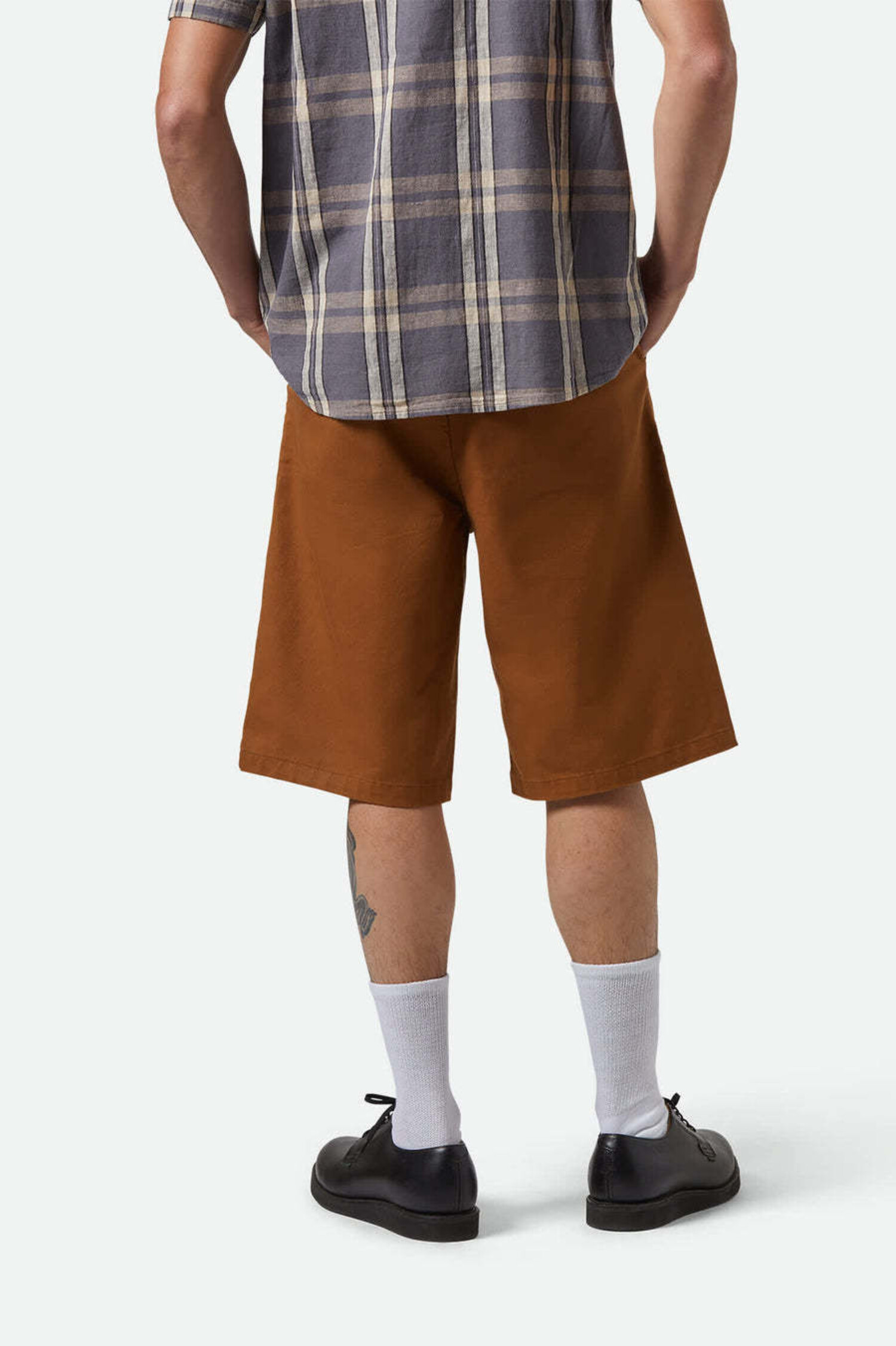 Brixton Choice Chino Baggy Short (Mens) | Washed Copper - The Drop