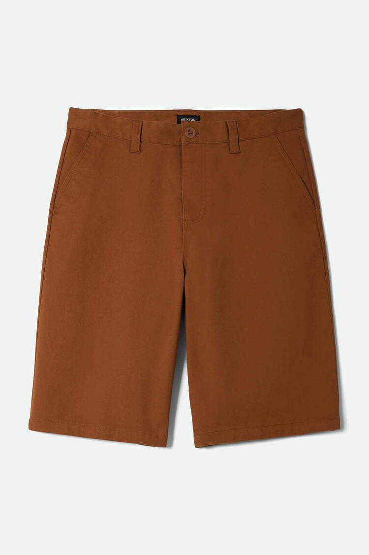 Brixton Brixton Choice Chino Baggy Short (Mens) | Washed Copper