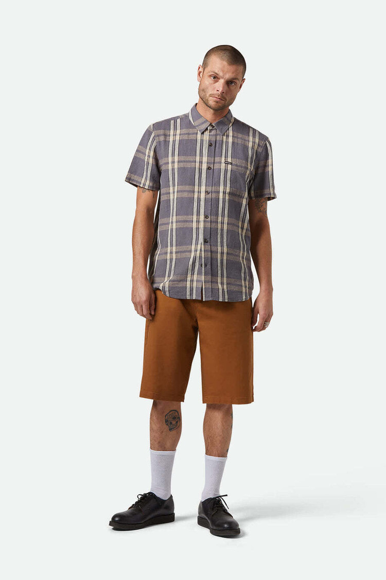Brixton Brixton Choice Chino Baggy Short (Mens) | Washed Copper