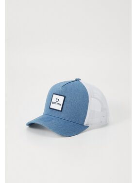 Brixton Brixton Alpha Block X C Mp Mesh Cap (Mens) | Denim/White