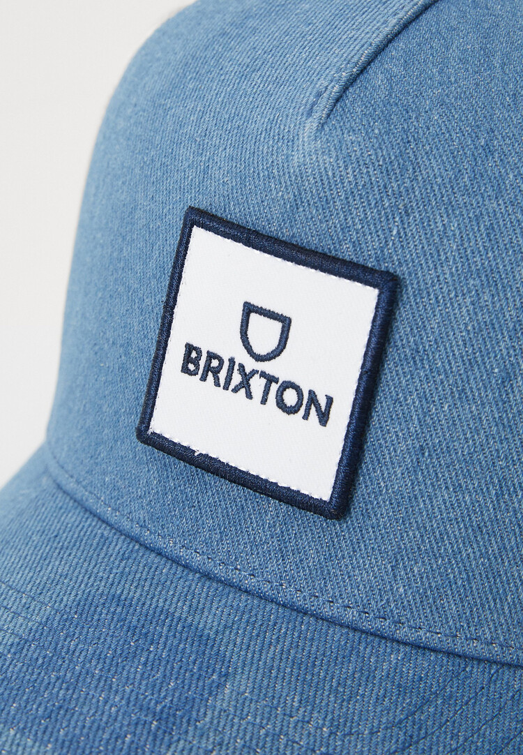 Brixton Brixton Alpha Block X C Mp Mesh Cap (Mens) | Denim/White