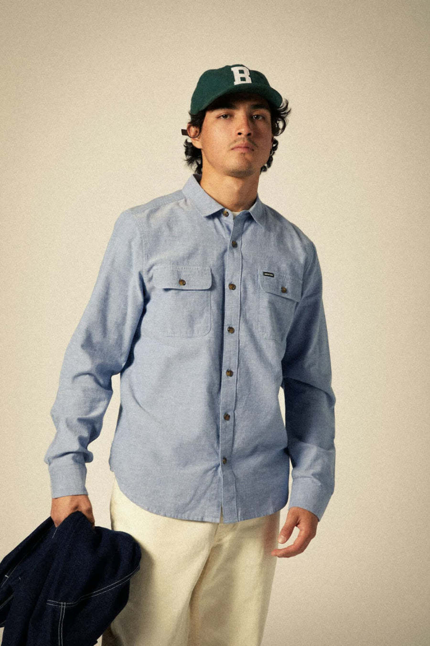 Brixton Big B Mp Cap (Mens) | Deep Forest Flannel - The Drop Rideshop