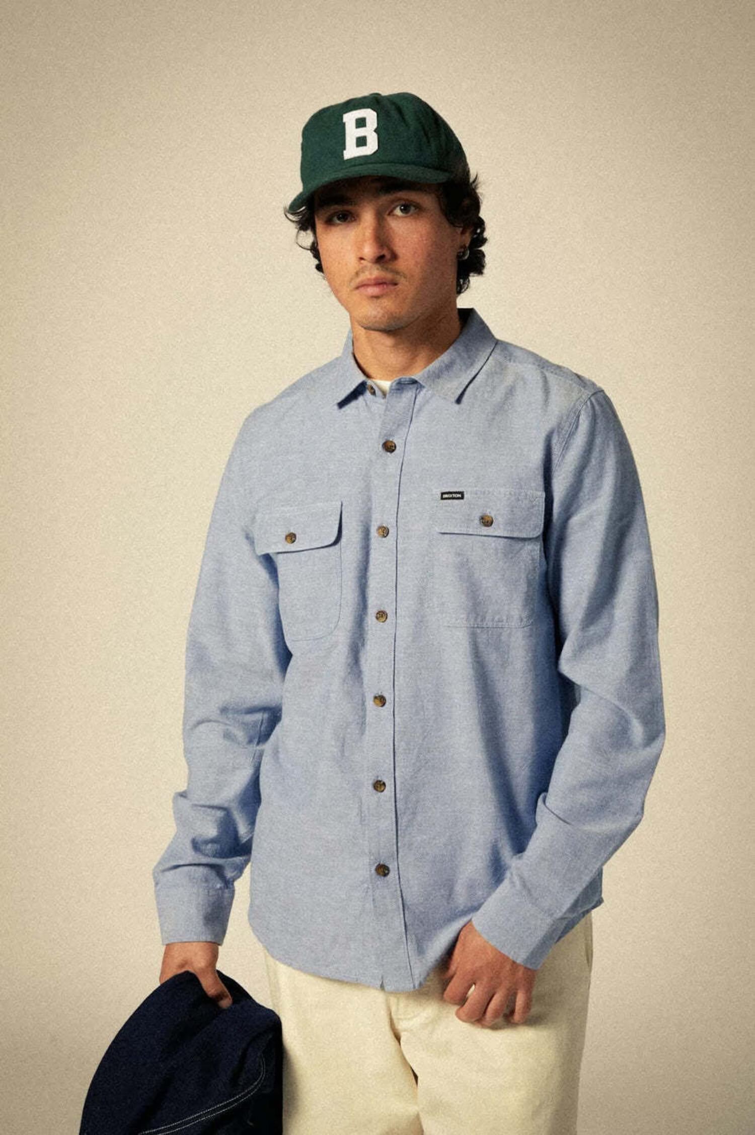 Brixton Big B Mp Cap (Mens) | Deep Forest Flannel - The Drop Rideshop