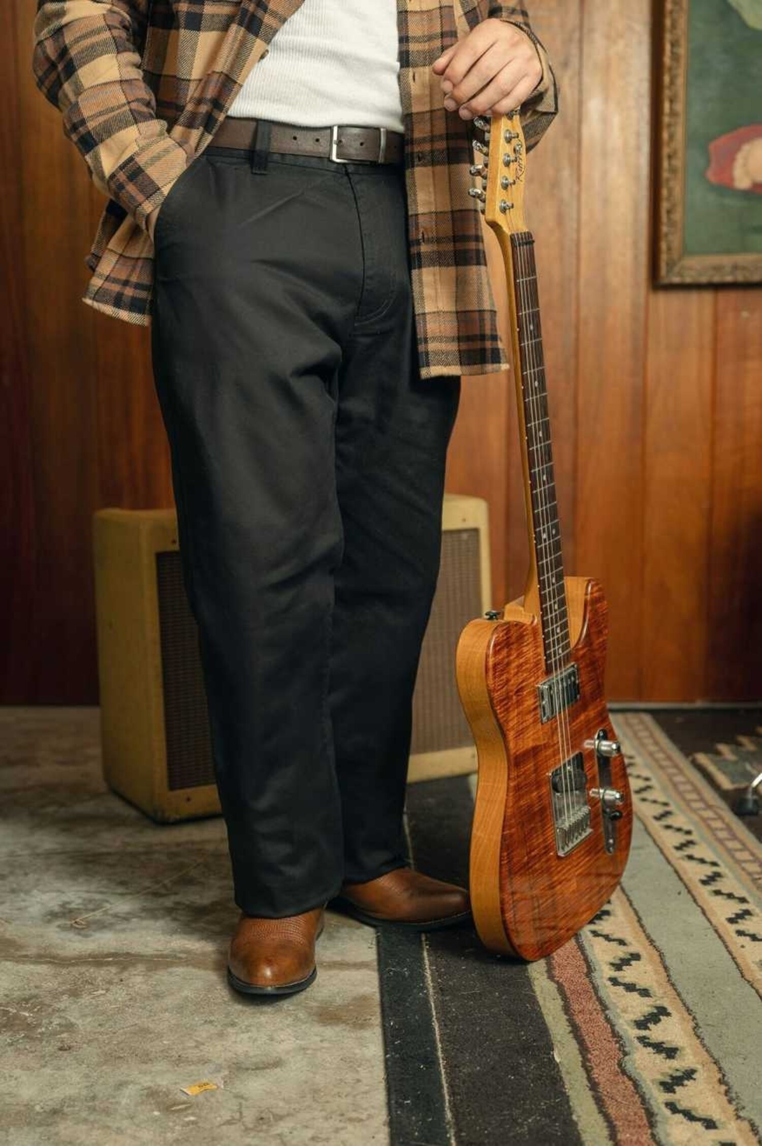 Brixton Choice Chino Relaxed Pant (Mens) | Black - The Drop Rideshop