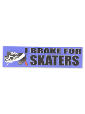 Jenkem Brake For Skaters Bumper Sticker