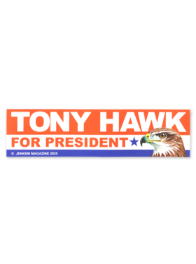 Jenkem Hawk 4 Prez Bumper Sticker
