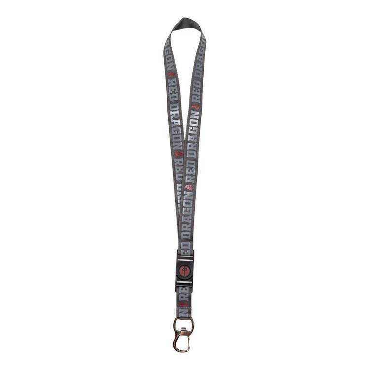 Red Dragon Supply Rds Lanyard | Dark Grey/Light Grey
