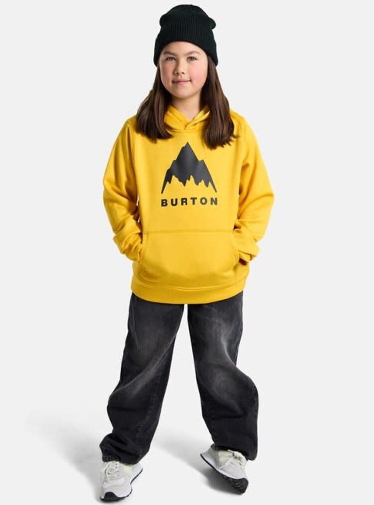 Burton Burton Oak Pullover Hoodie 2026 (Youth) | Goldenrod Heather