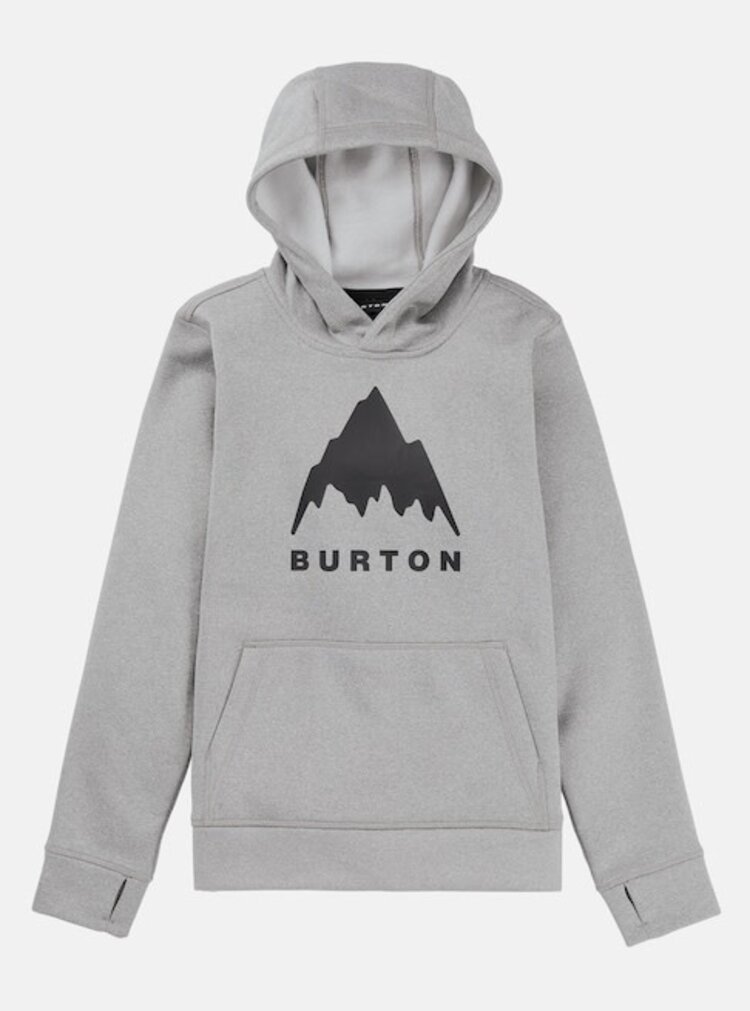 Burton Burton Oak Pullover Hoodie 2026 (Youth) | Gray Heather