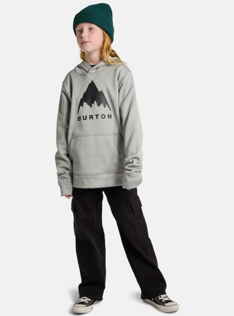 Burton Burton Oak Pullover Hoodie 2026 (Youth) | Gray Heather