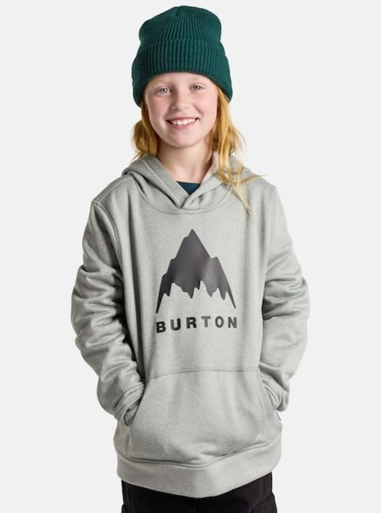 Burton Burton Oak Pullover Hoodie 2026 (Youth) | Gray Heather