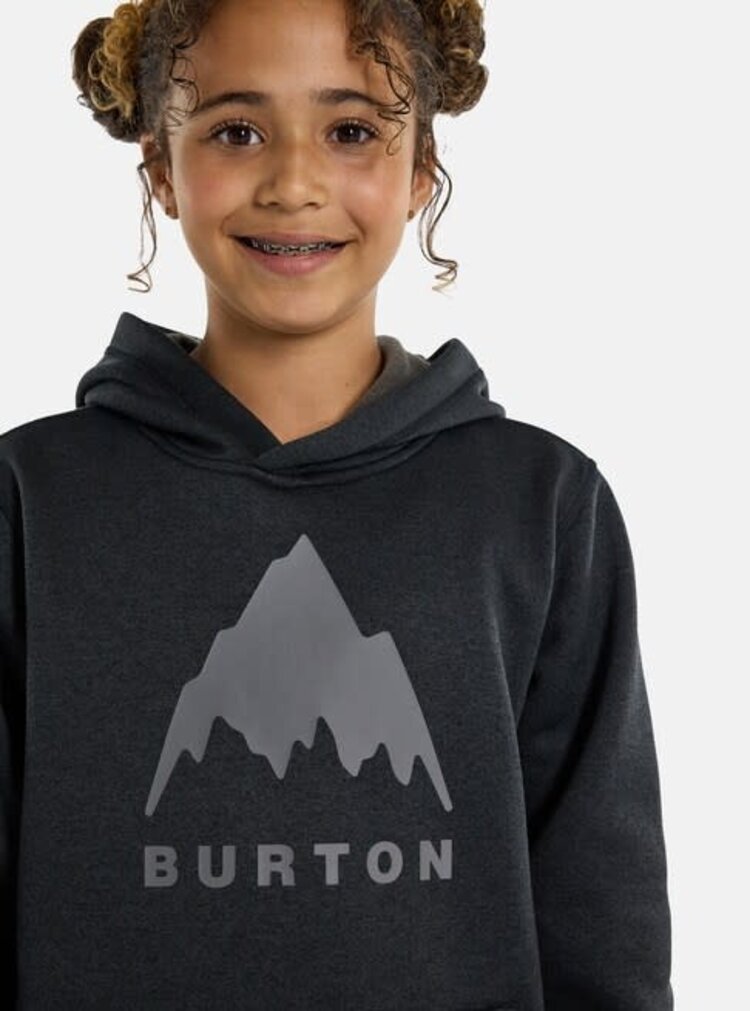 Burton Burton Oak Pullover Hoodie 2026 (Youth) | True Black Heather