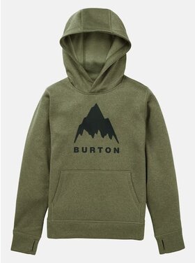 Burton Burton Oak Pullover Hoodie 2026 (Youth) | Forest Moss Heather