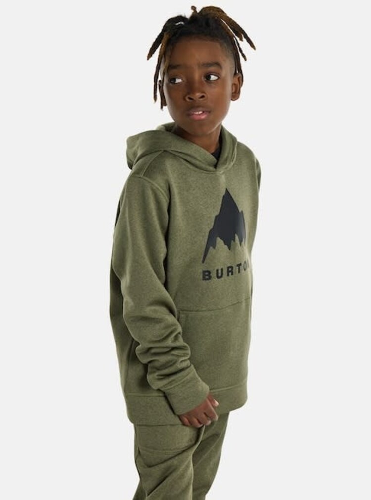 Burton Burton Oak Pullover Hoodie 2026 (Youth) | Forest Moss Heather