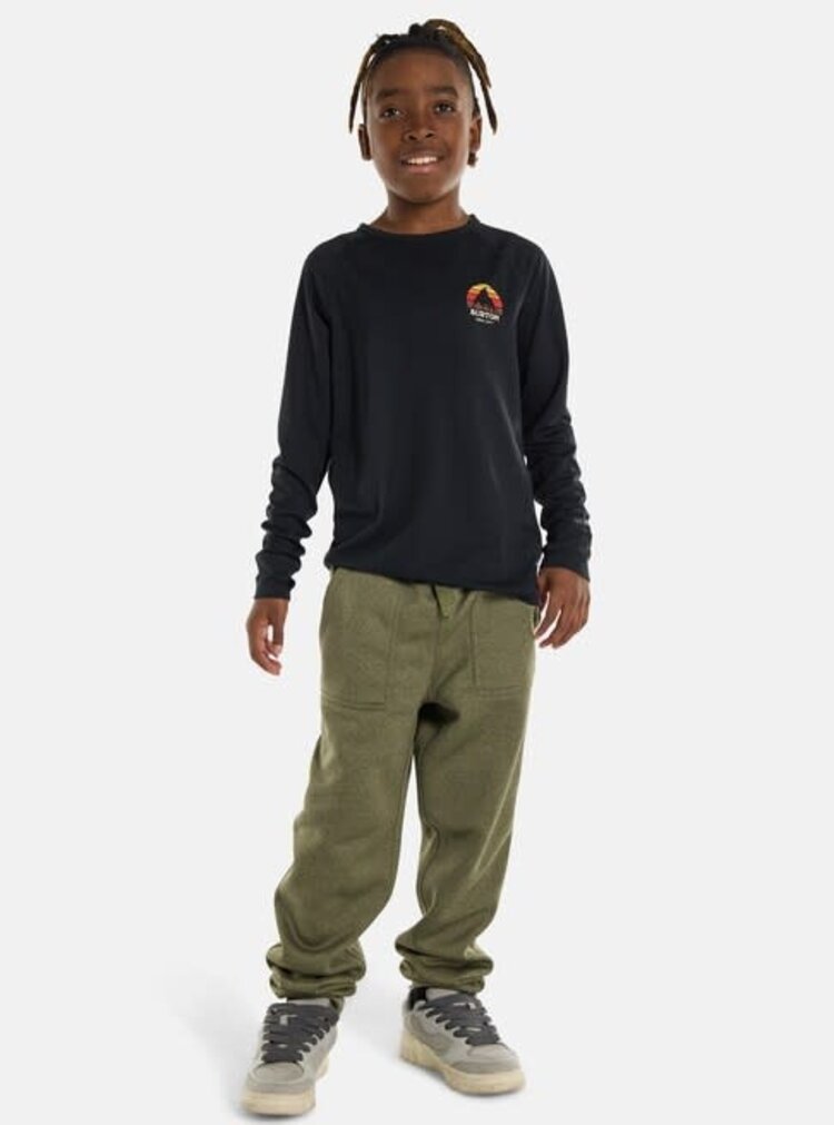 Burton Burton Oak Fleece Pants 2026 (Youth) | Forest Moss Heather