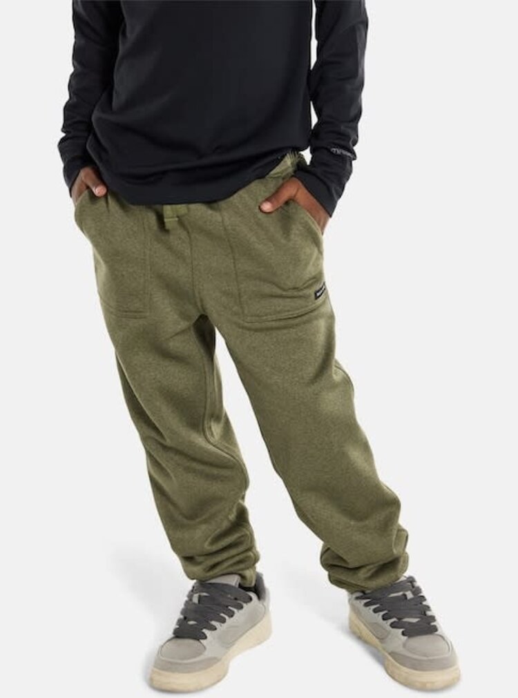 Burton Burton Oak Fleece Pants 2026 (Youth) | Forest Moss Heather