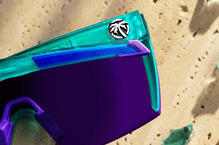 Heatwave Heatwave Performance Xl Lazer Face Z87+ Aqua Frost | Dark Ultra Violet Polarized