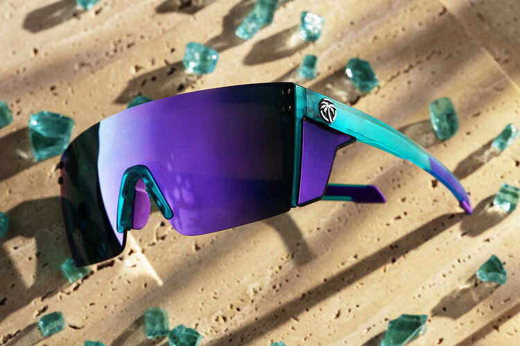 Heatwave Heatwave Performance Xl Lazer Face Z87+ Aqua Frost | Dark Ultra Violet Polarized