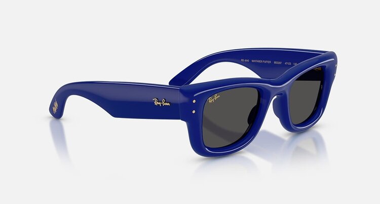 Ray Ban Ray Ban Wayfarer Puffer Polished Blue | Ultra Black