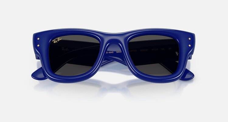 Ray Ban Ray Ban Wayfarer Puffer Polished Blue | Ultra Black