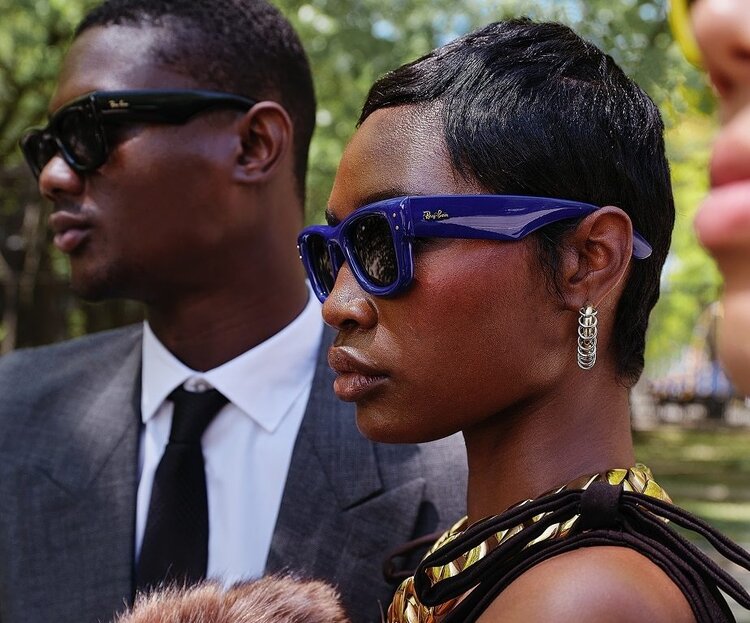 Ray Ban Ray Ban Wayfarer Puffer Polished Blue | Ultra Black