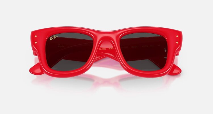 Ray Ban Ray Ban Wayfarer Puffer Polished Red | Ultra Black