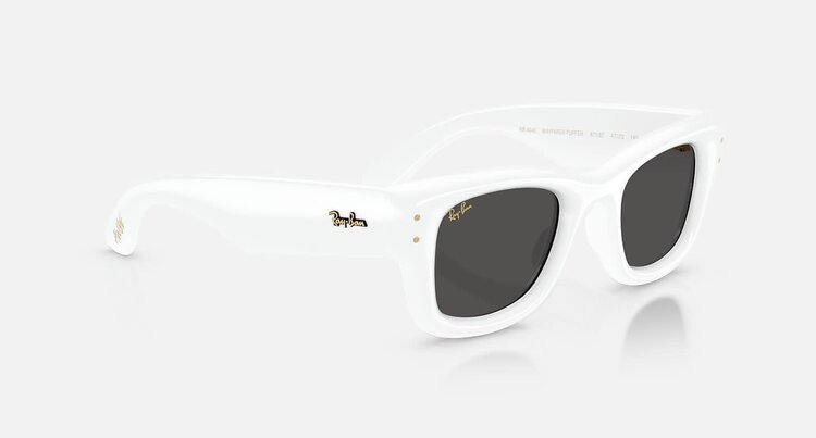 Ray Ban Ray Ban Wayfarer Puffer Polished White | Ultra Black