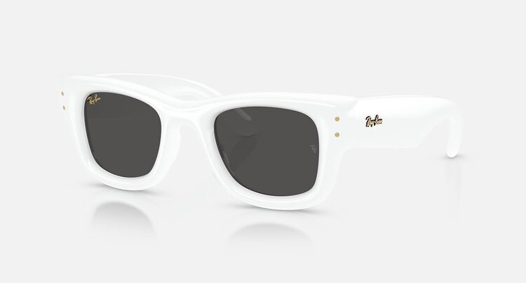 Ray Ban Ray Ban Wayfarer Puffer Polished White | Ultra Black