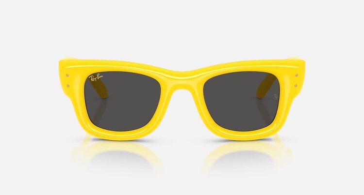 Ray Ban Ray Ban Wayfarer Puffer Polished Yellow | Ultra Black